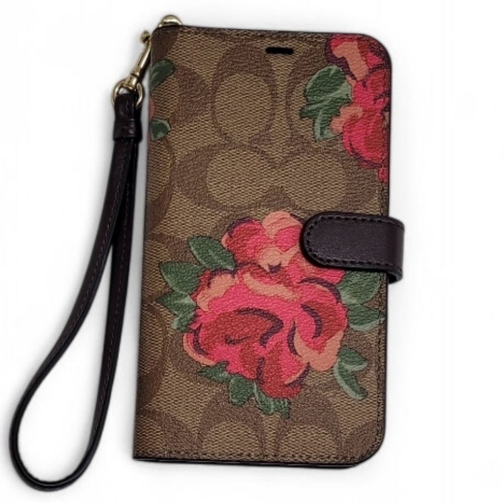🆕️ Coach iPhone XR Folio Wallet Case
